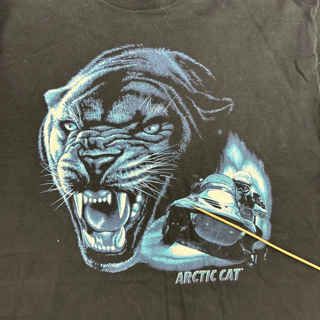 Vintage Arctic Cat Snowmobile Racing T-Shirt Size Large