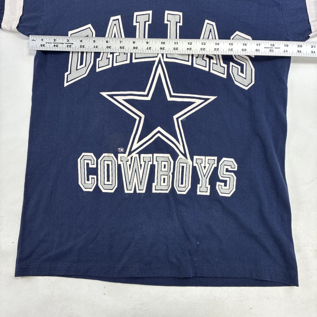 Vintage Dallas Cowboys Logo 7 Jersey T-Shirt Size Medium 90s NFL