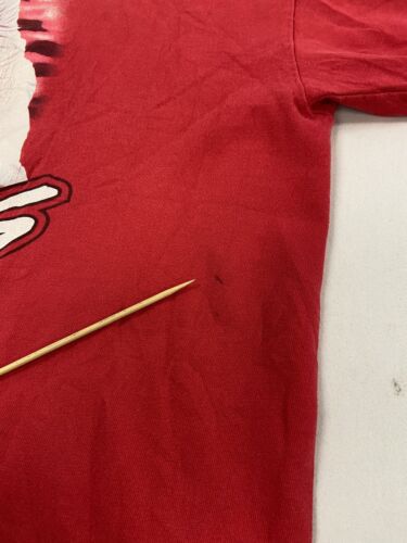 Vintage St Louis Cardinals Baseball T-Shirt Size Large Red 1987