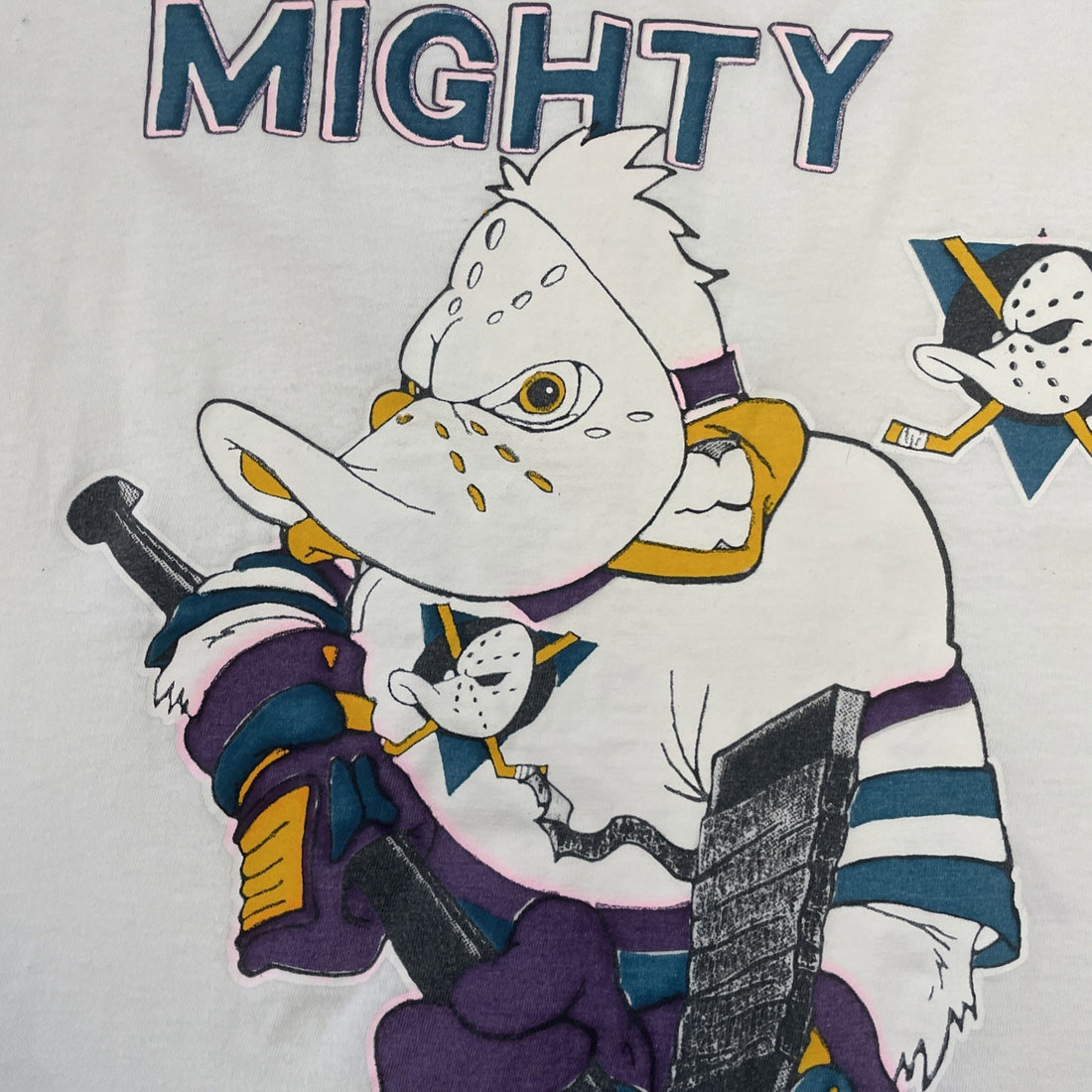 Vintage Mighty Ducks Hockey T-Shirt Size Large