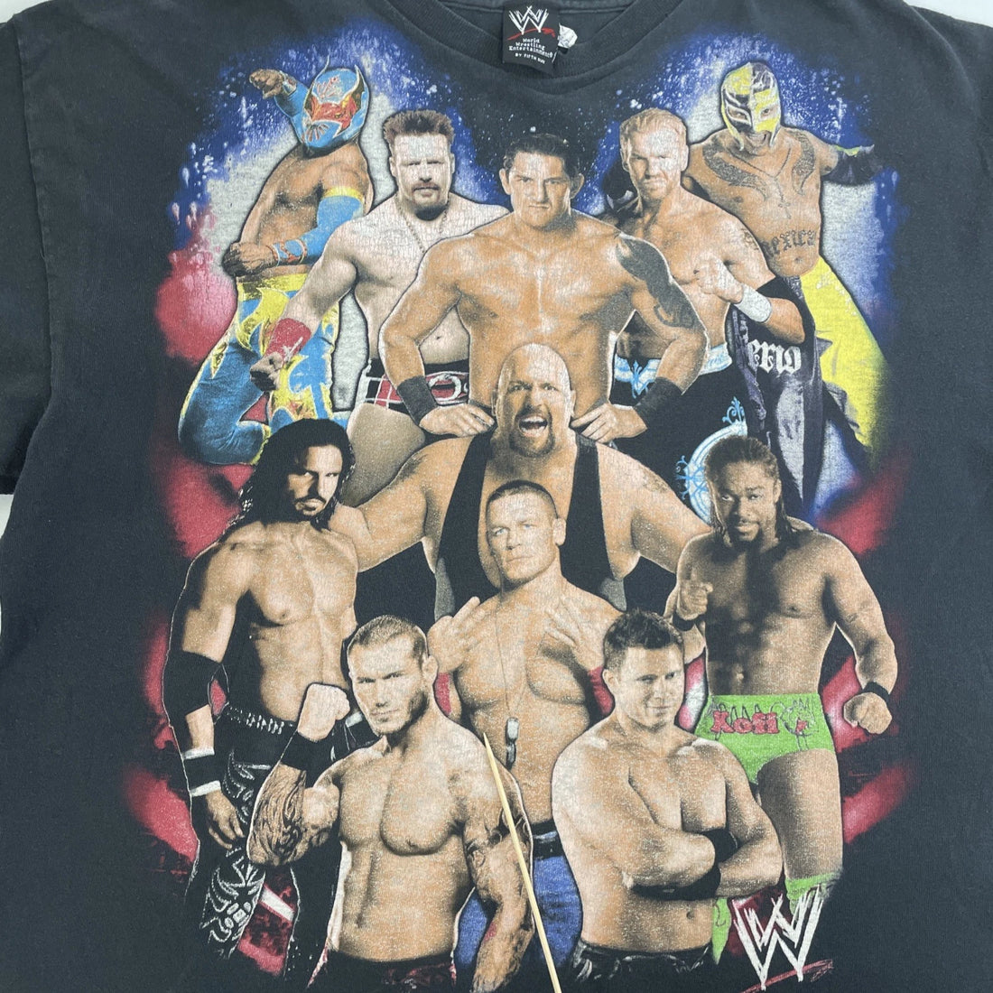 WWE Roster Wrestling T-Shirt Size 2XL Randy Orton John Cena Rey Mysterio 2011