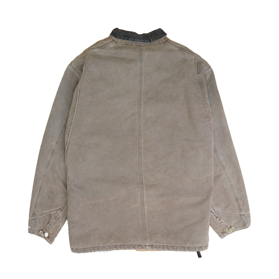 Vintage Carhartt Canvas Chore Work Jacket Size 2XL Brown Blanket Lined