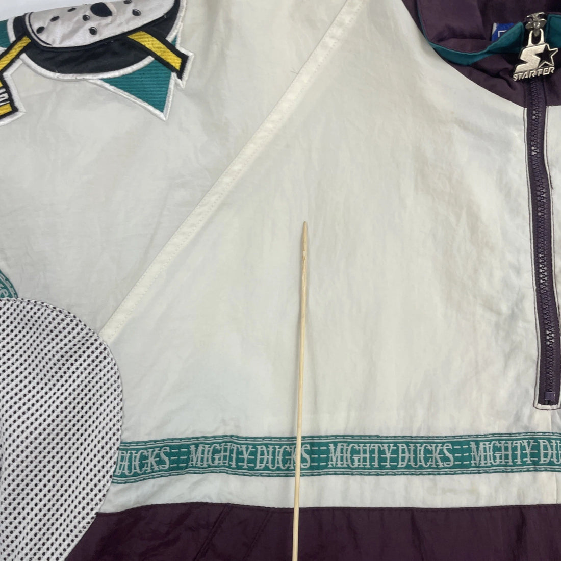 Vintage Anaheim Mighty Ducks Starter Pullover Windbreaker Jacket XL NHL
