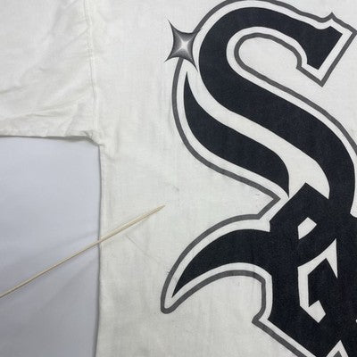 Vintage Chicago White Sox Jumbo Logo The Game T-Shirt Size Large 90s MLB