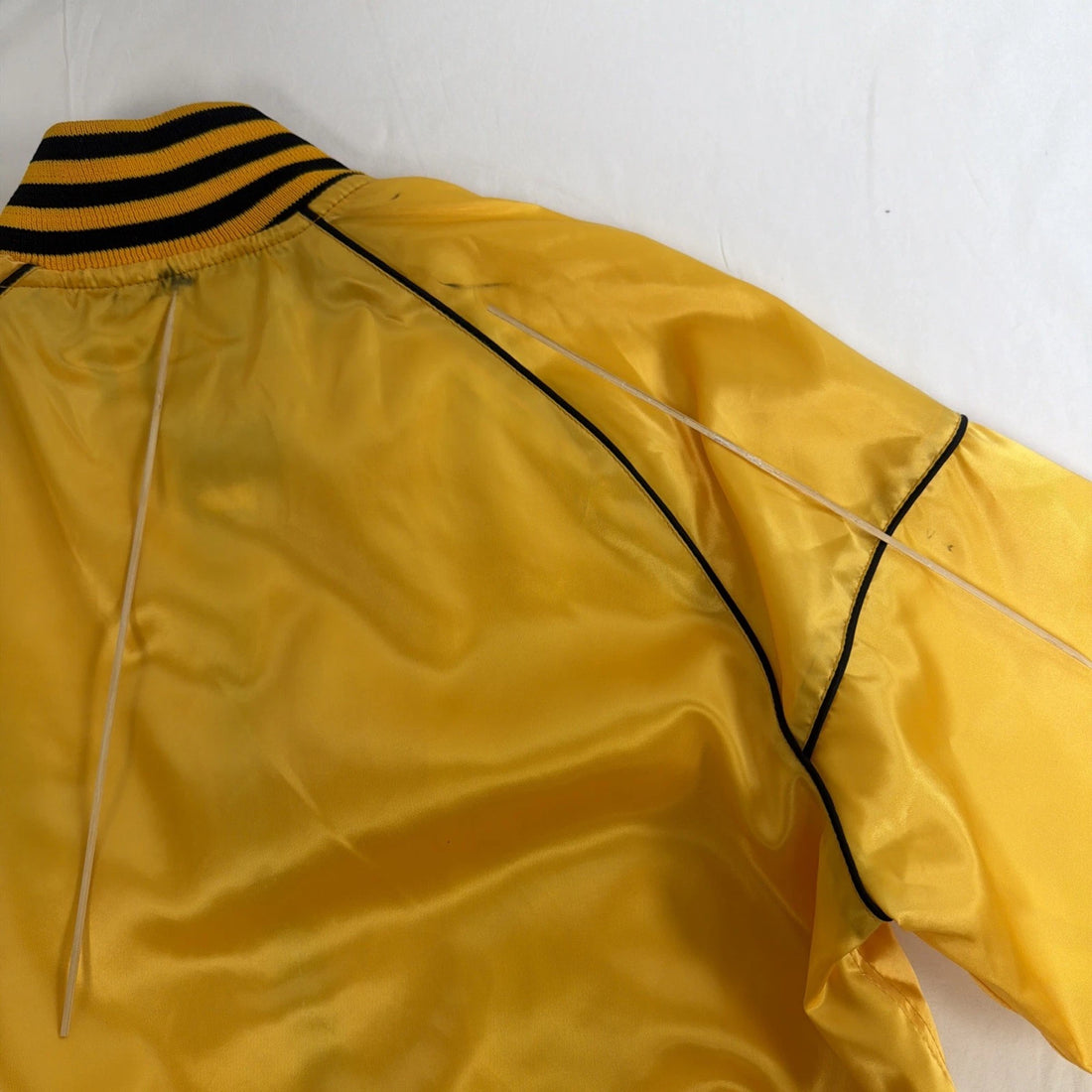 Vintage Uniroyal Tiger Paw Satin Bomber Jacket Size Small