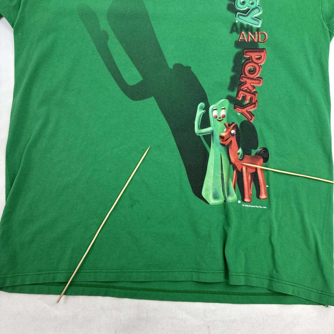 Vintage Gumby And Pokey T-Shirt Size Large 1996 90s