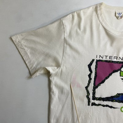 Vintage International Adidas Trefoil T-Shirt Size Large 80s