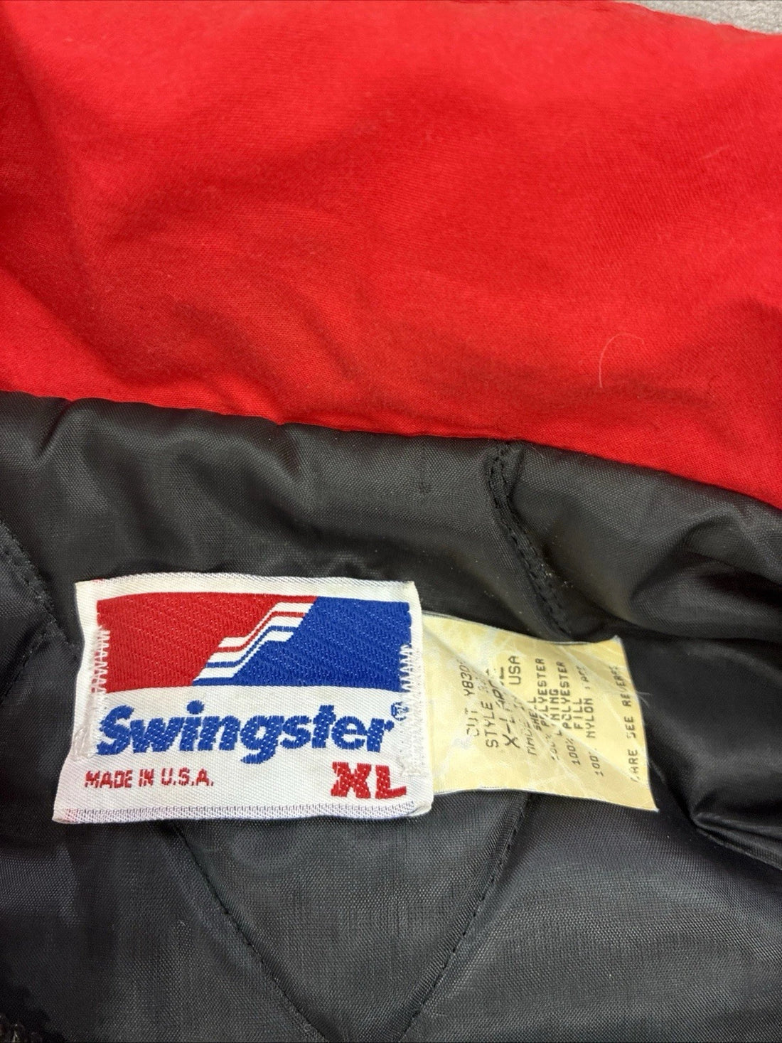 Mac Tools Racing Puffer Jacket Size XL Vintage 90s