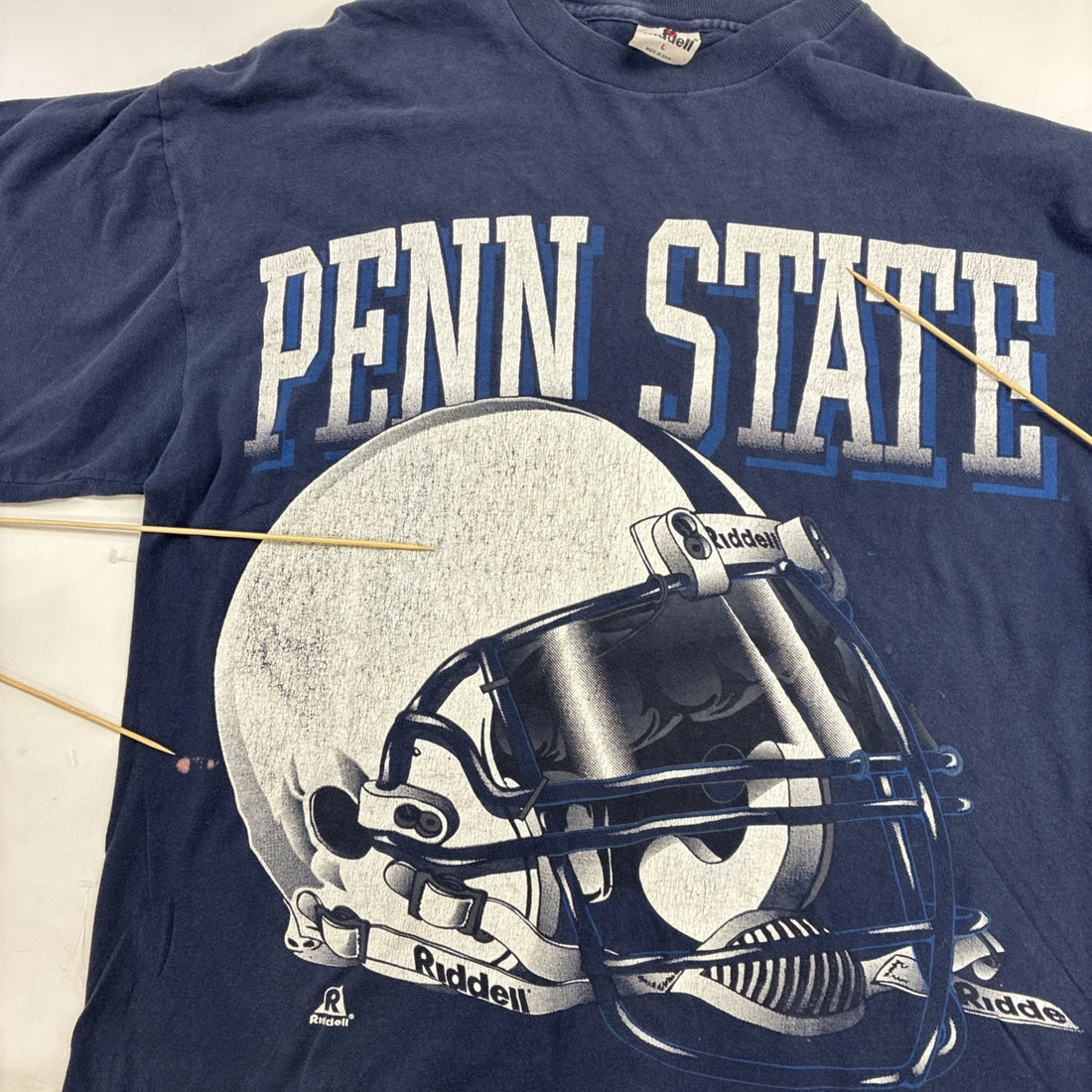 Vintage Penn State Nittany Lions Football Helmet T-Shirt Size XL NCAA