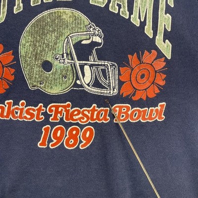 Vintage Notre Dame Fighting Irish Sunkist Fiesta Bowl 1989 Sweatshirt XL NCAA