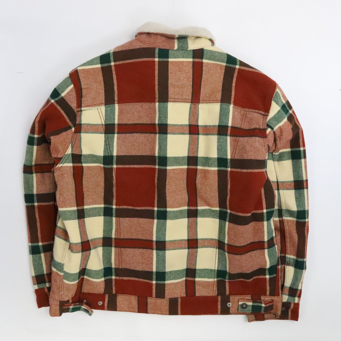 Levi Strauss & Co. Plaid Trucker Jacket Size XL Sherpa Lined