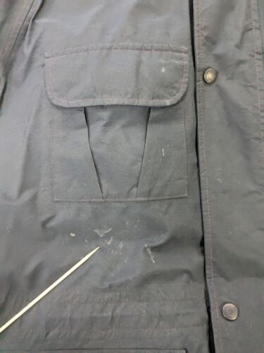 Vintage Eddie Bauer Coat Jacket Size Large Blue Goose Down