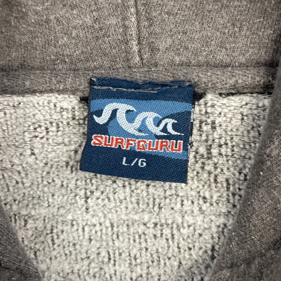 Vintage Surf Guru Dragon Skull Sweatshirt Hoodie Size Large Y2K