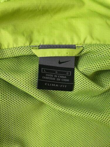 Vintage Nike Windbreaker Light Jacket Size Large Green