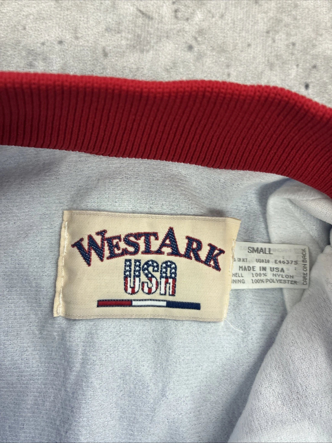 Vintage IKWF Wrestling State Qualifier Satin Bomber Jacket Small