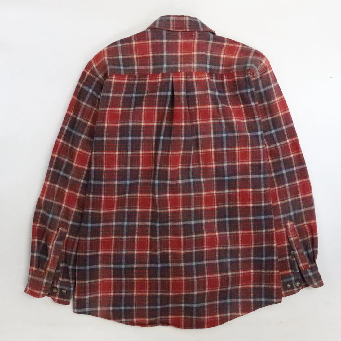 Carhartt Button Up Shirt Size Large Red Plaid