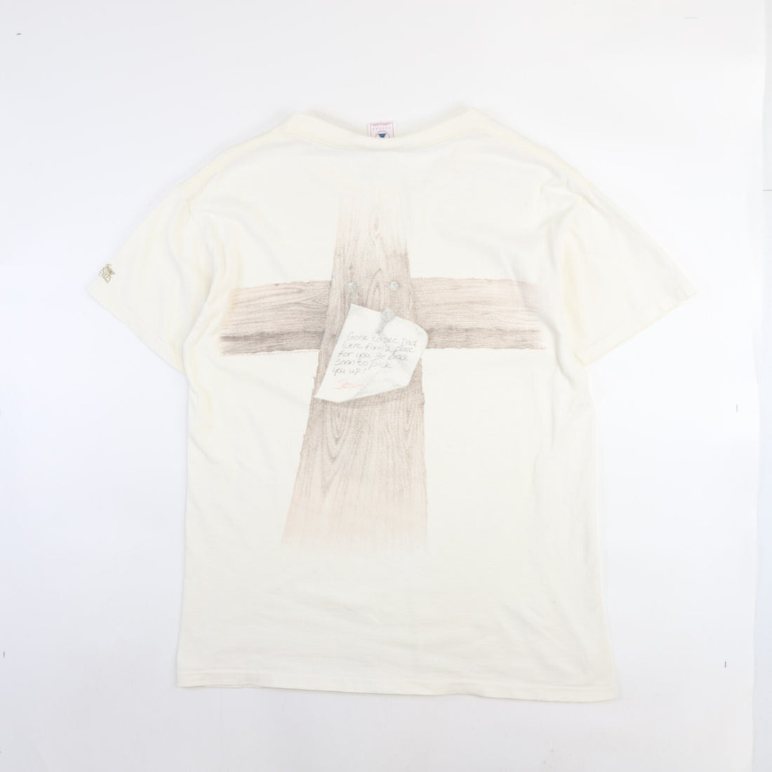 Vintage Gone To See Dad Jesus Cross T-Shirt Size Medium Living Epistles 90s