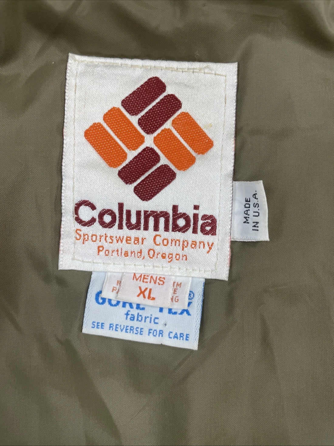 Vintage Columbia Duck Camo Parka Coat Jacket Size XL