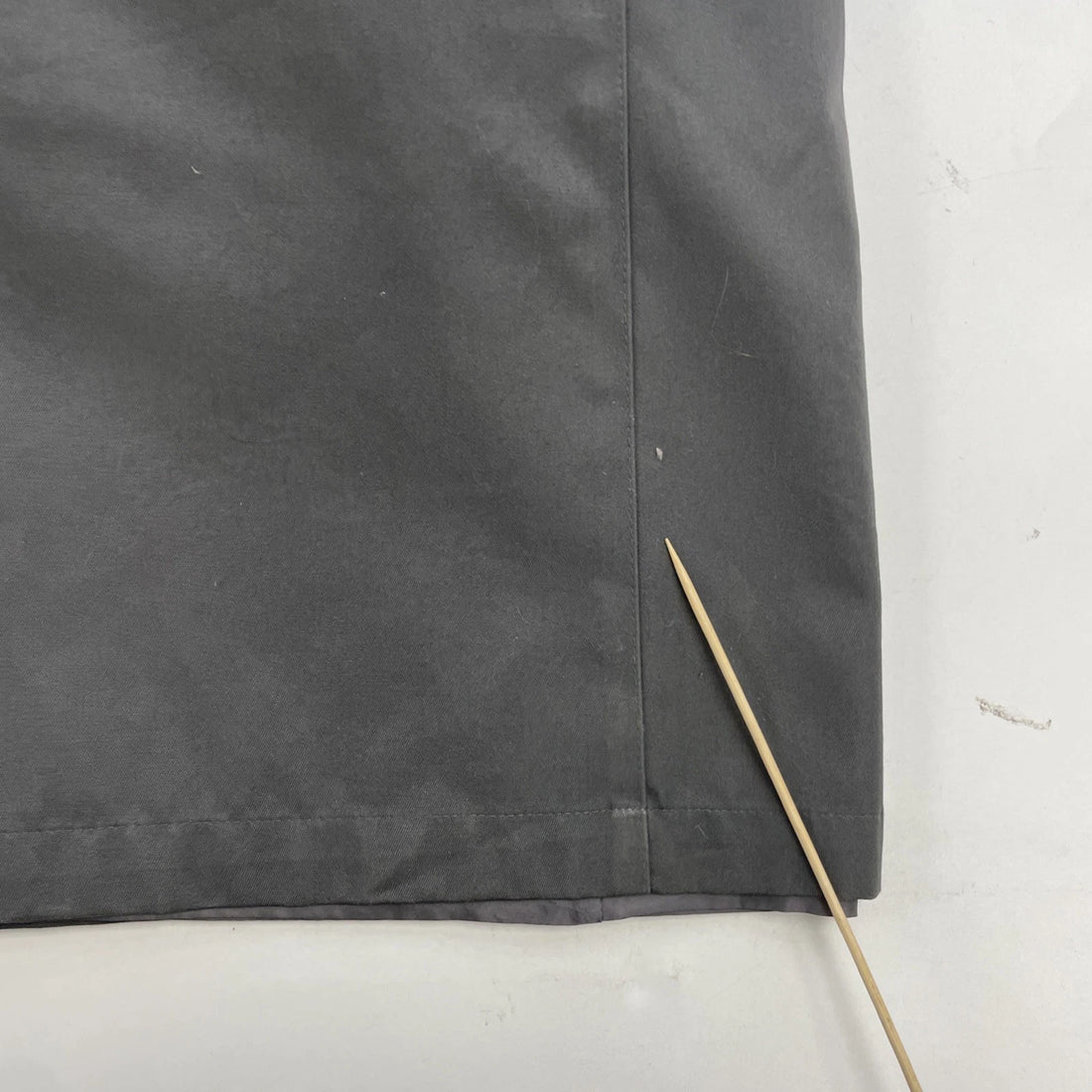 Vintage London Towne Double Breasted Trench Coat Jacket Size 40 Reg Gray