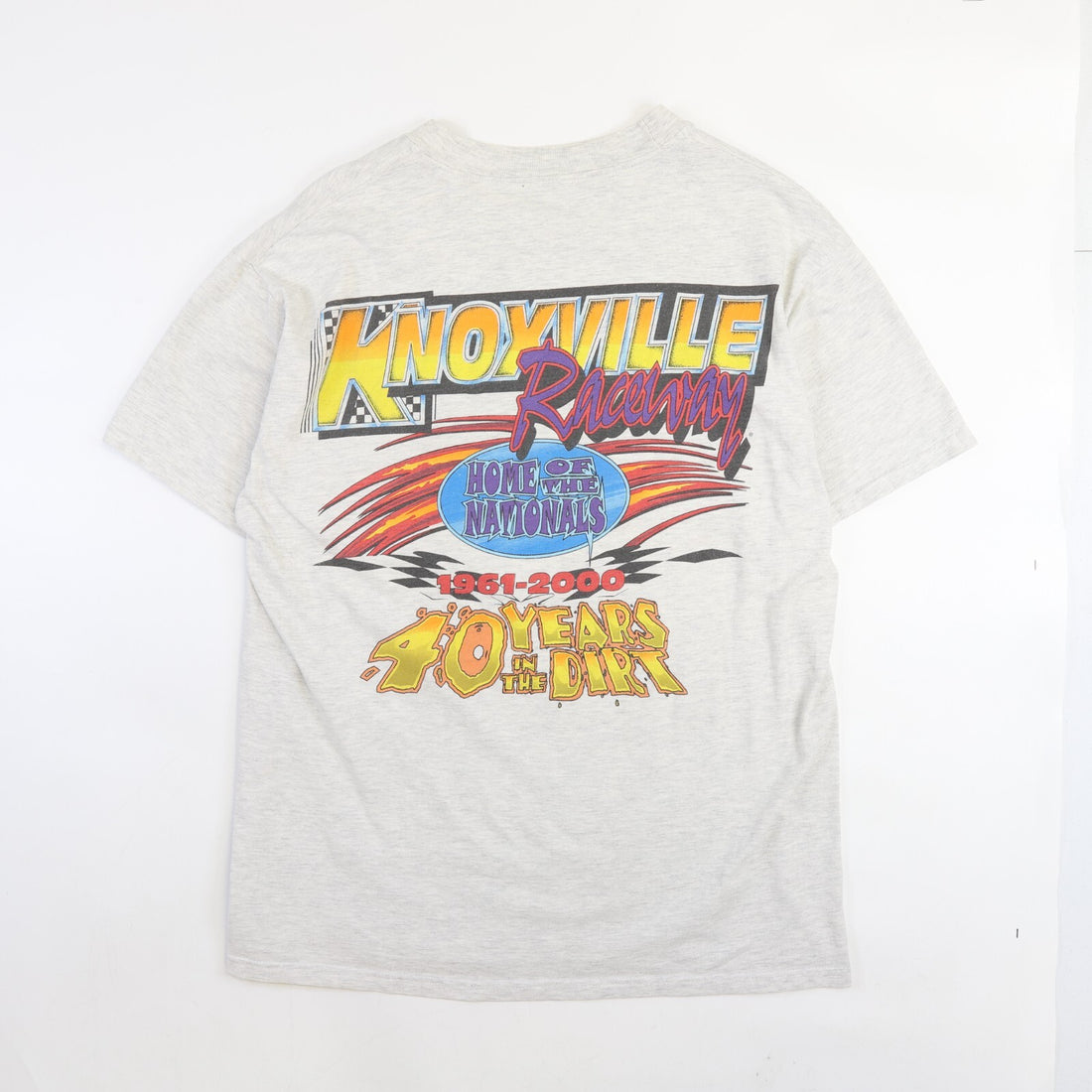 Vintage Knoxville Raceway 40 Years T-Shirt Size Large Racing