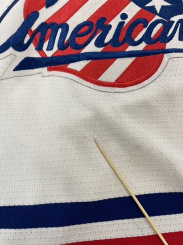 Vintage Rochester Americans Bauer Hockey Jersey Size Large AHL