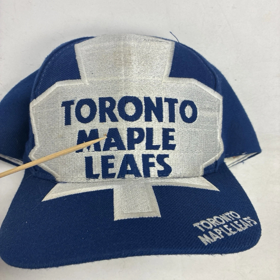 Vintage Toronto Maple Leafs The Game Wool Snapback Hat OSFA 90s NHL