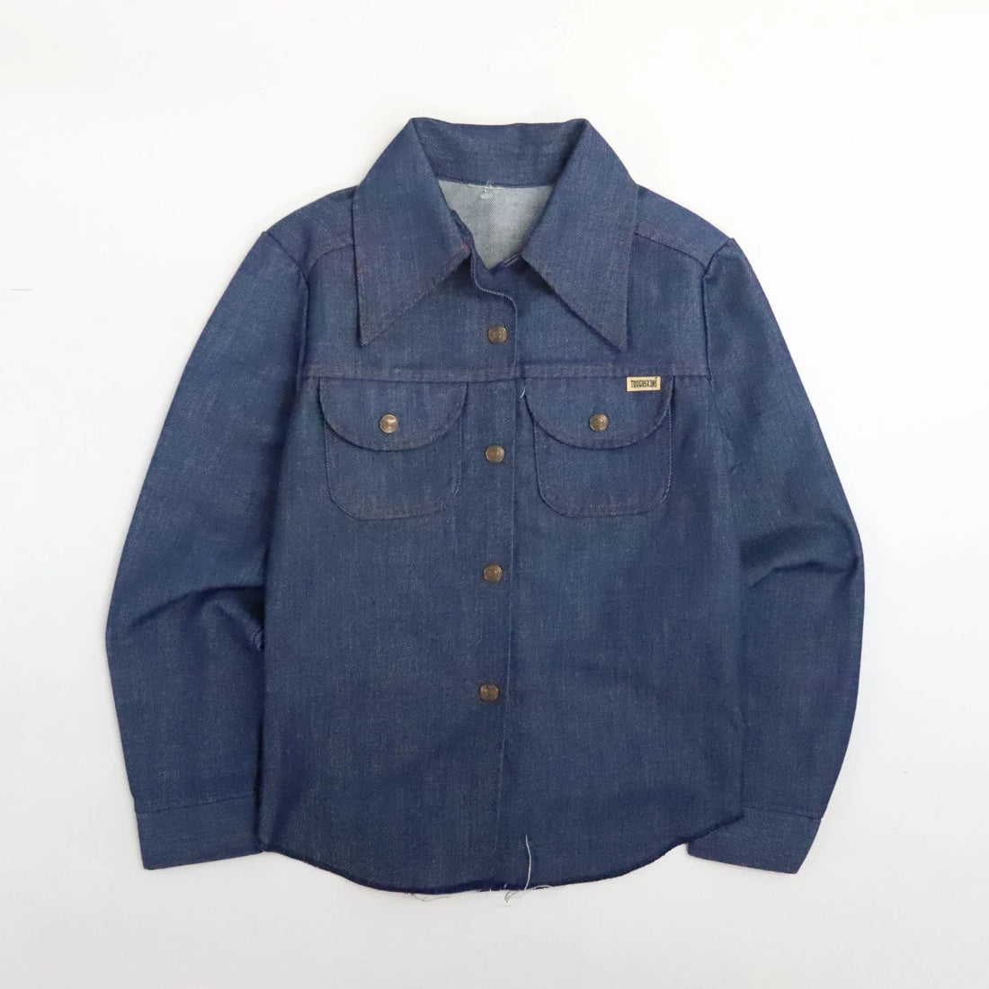 Vintage Toughskins Western Denim Jacket Size Small