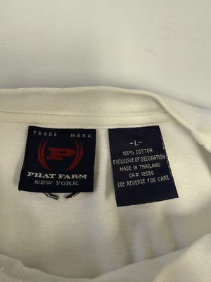 Vintage Phat Farm T-Shirt Size Large Chain Stitch Y2K
