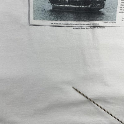 Vintage The Boston Globe Newspaper T-Shirt Size Large 1998 90s