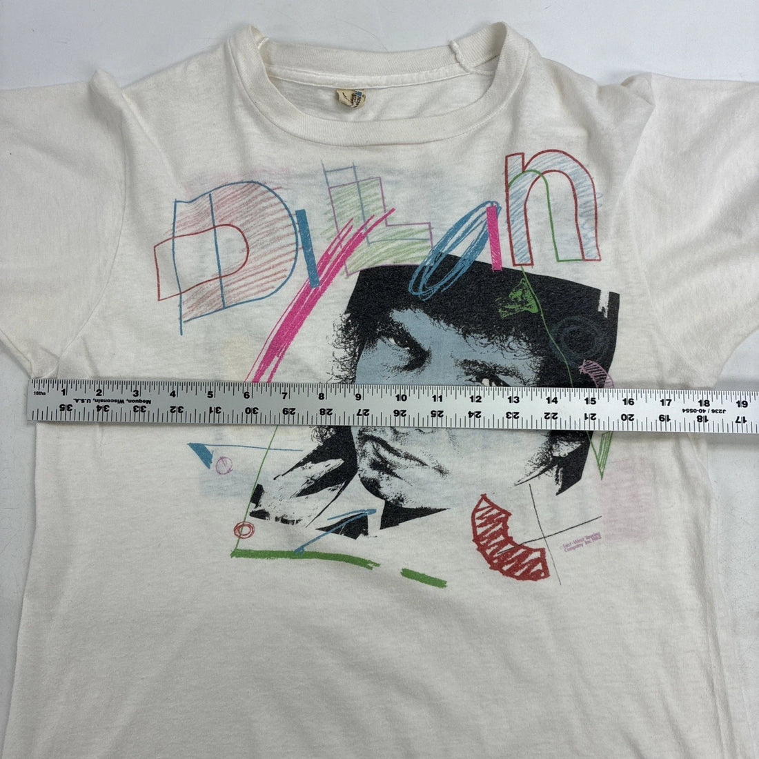 Vintage Bob Dylan True Confessions Tom Petty Heartbreakers Music T-Shirt Large 80s