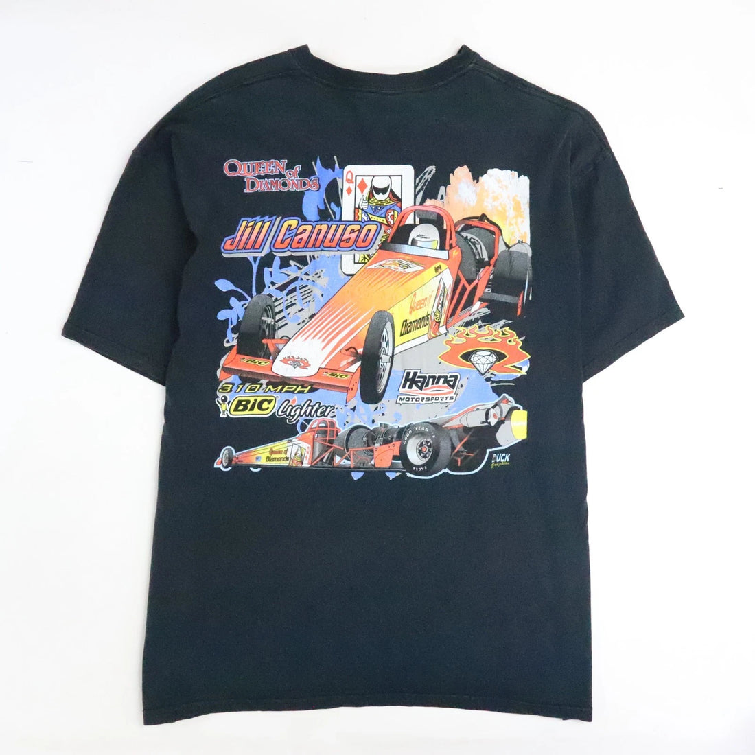 Jill Canuso Queen Of Diamonds Racing T-Shirt Size 2XL