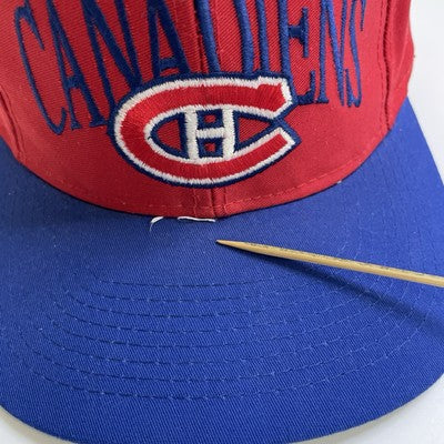 Vintage Montreal Canadiens The Game Strapback Hat Cap OSFA NHL