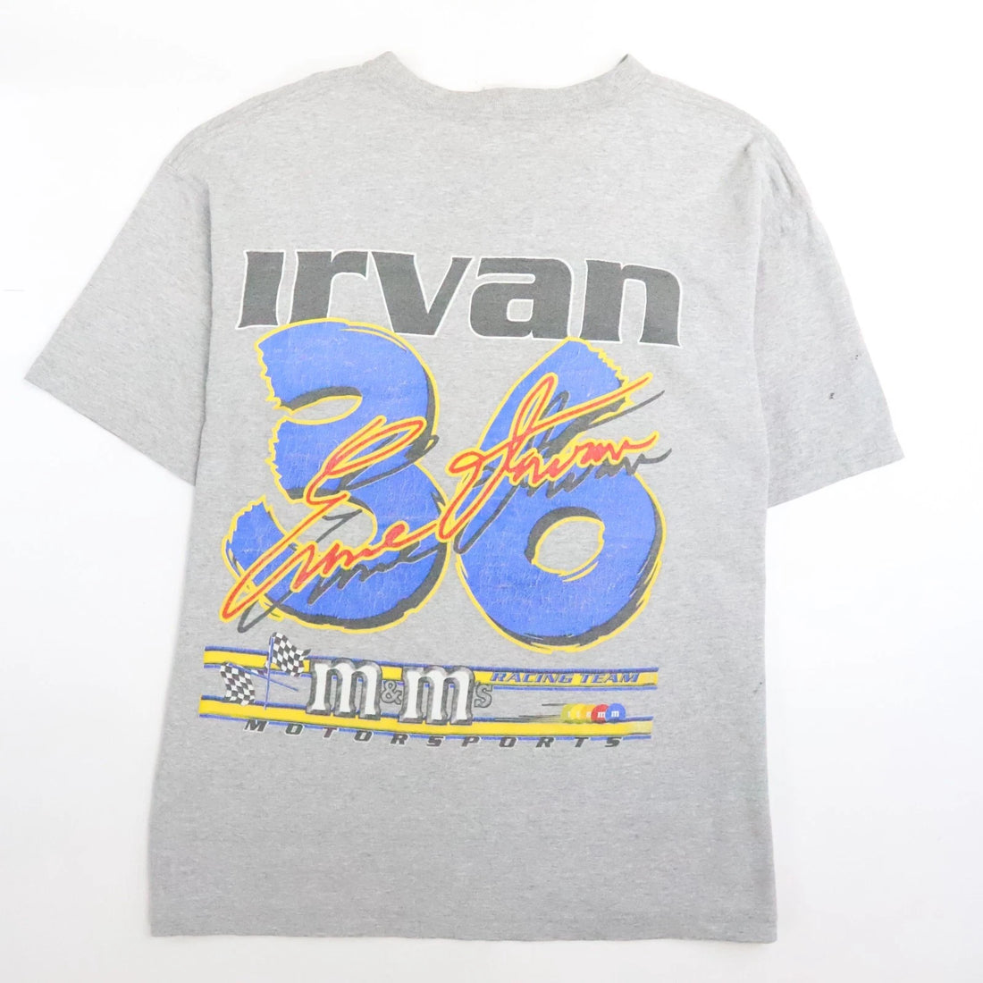 Vintage Ernie Irvan M&M Racing T-Shirt Size XL