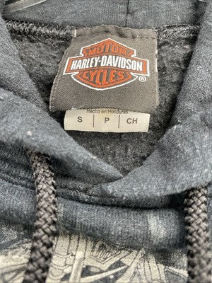 Harley Davidson Motorcycles Skull Sweatshirt Hoodie Size Small