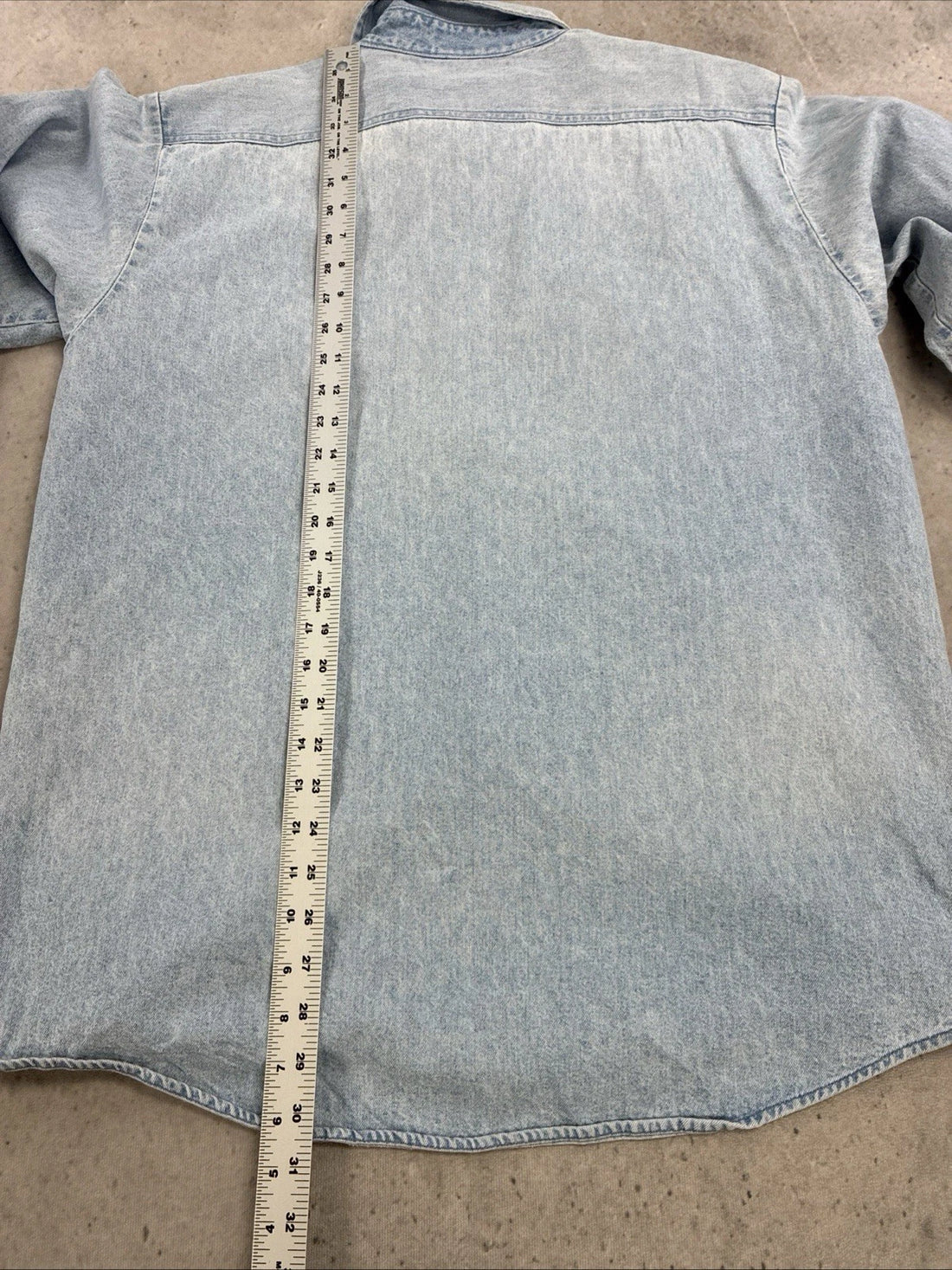 Vintage Osh Kosh Denim Button Up Shirt Size XL