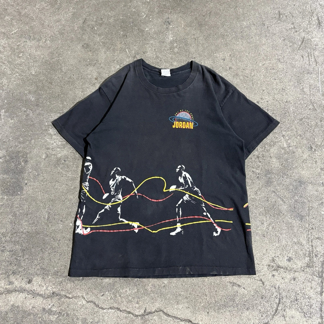 Vintage Michael Jordan Art Of The Dunk Nike T-Shirt Large 80s 90s