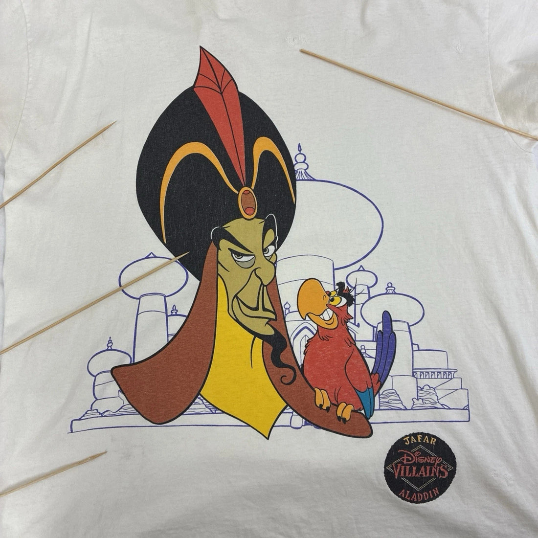 Vintage Aladdin Jafar Disney T-Shirt Size XL Villains 90s