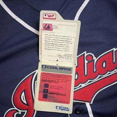 Cleveland Indians Oscar Mercado Authentic Majestic Jersey Size 52 MLB NWT