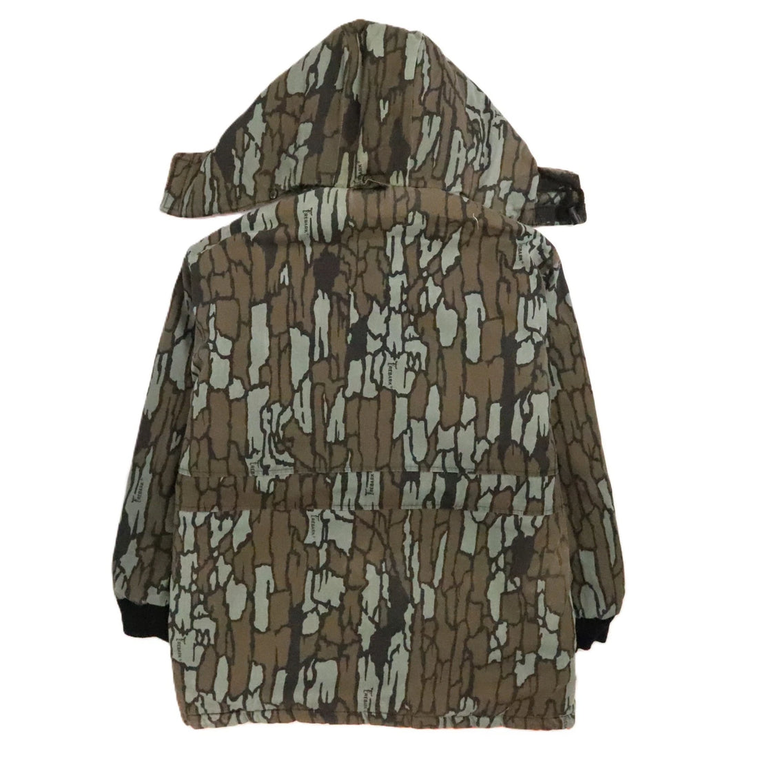 Vintage Winchester Rebark Camo Hunting Jacket Size Large Reversible