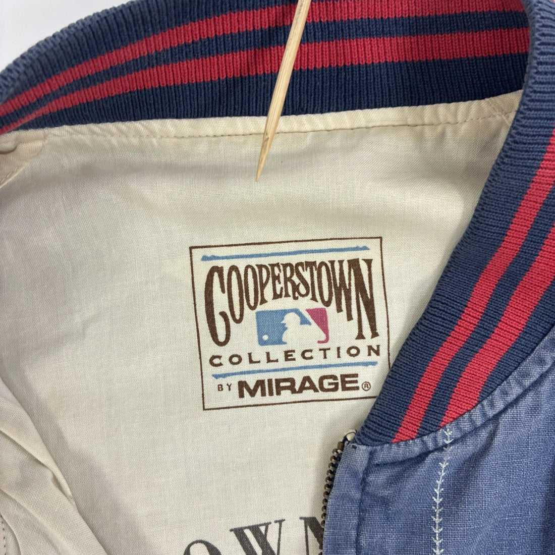 Vintage Cleveland Indians Mirage Jacket Size Medium Reversible MLB