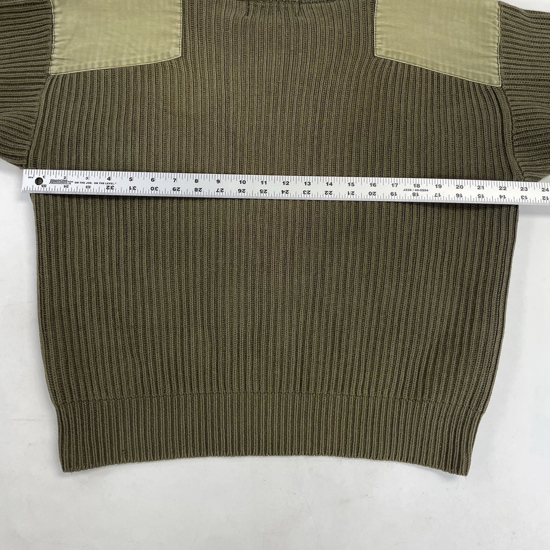 Vintage Eddie Bauer Military Jumper Sweater Size Small Green