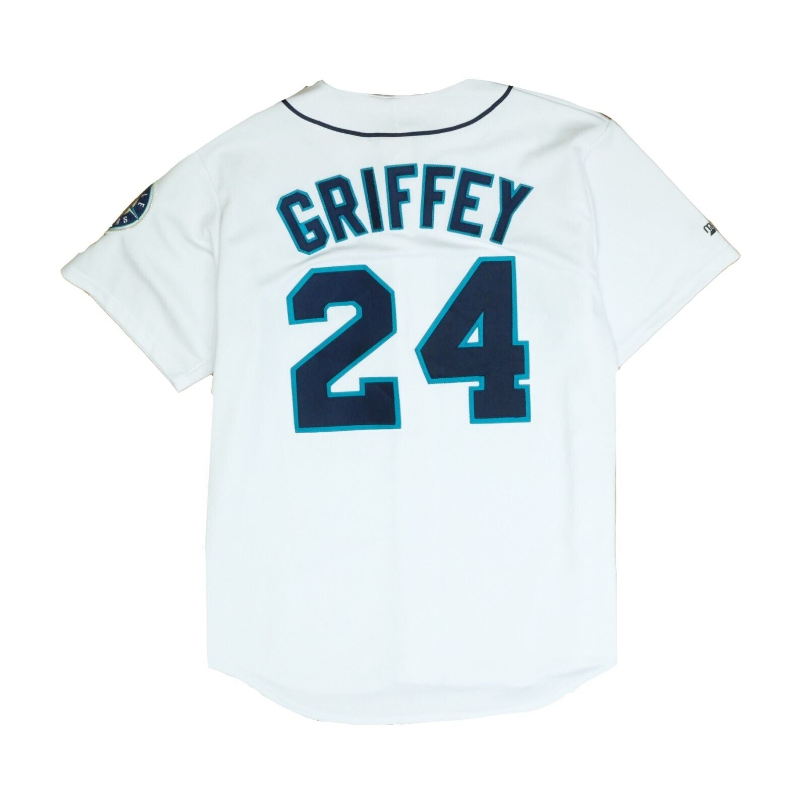 Vintage Seattle Mariners Ken Griffey Jr. Majestic Baseball Jersey Size XL  MLB