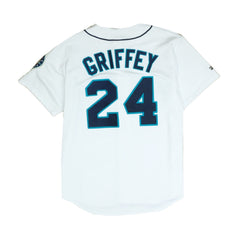 KEN GRIFFEY Jr.  Seattle Mariners 1989 Away Majestic Throwback