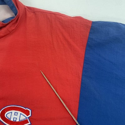 Vintage Montreal Canadiens Windbreaker Light Jacket Size 2XL NHL
