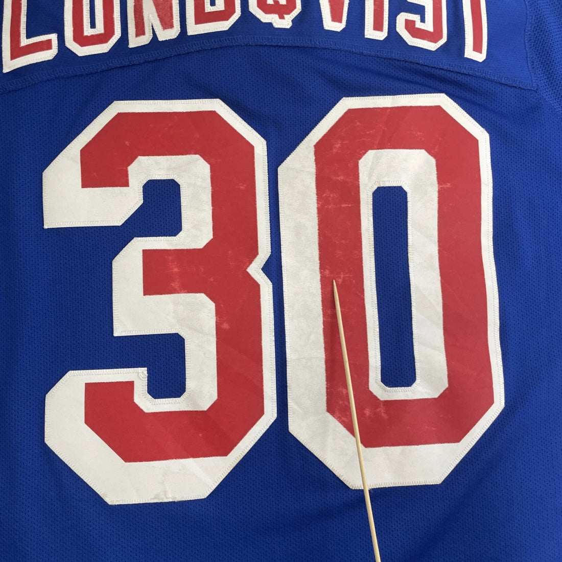 New York Rangers Henrik Lundqvist Reebok Hockey Jersey Size Large NHL