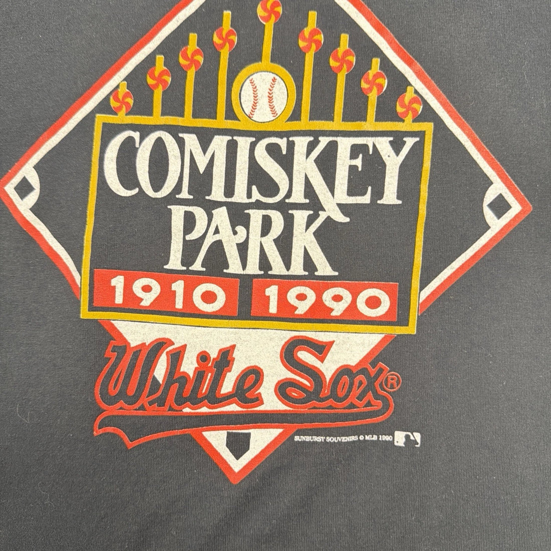 Vintage Chicago White Sox Comiskey Park T-Shirt Size Large 90s MLB