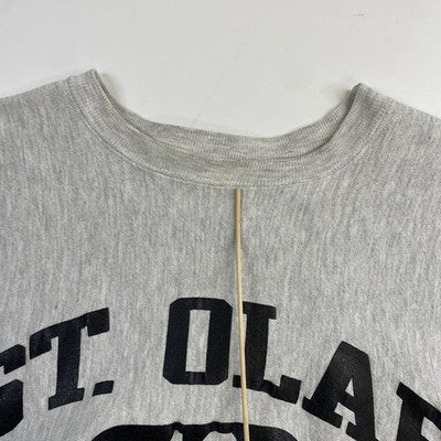 Vintage St. Olaf Track Champion Reverse Weave Short Sleeve Sweatshirt XL 90s