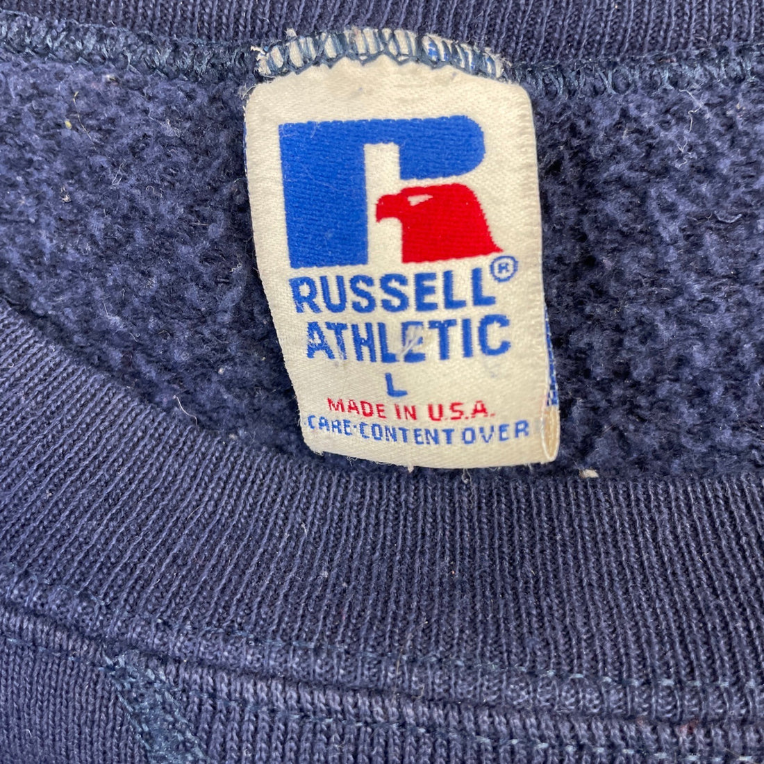 Vintage LMU Crest Russell Athletic Crewneck Sweatshirt Size Large 90s