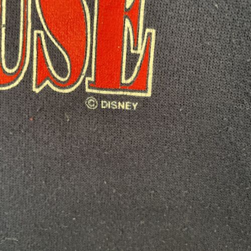 Vintage Mickey Mouse Disney Crewneck Sweatshirt Size XL Embroidered