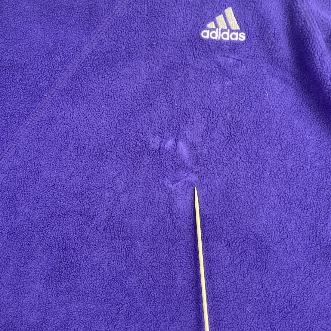 Western Mustangs Adidas 1/4 Zip Fleece Jacket Size Medium NCAA